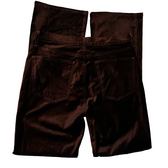 AGOLDE $238 Nico Velvet Boot Cut Pant in Choc.olate Milk Size 27 - Picture 7 of 10